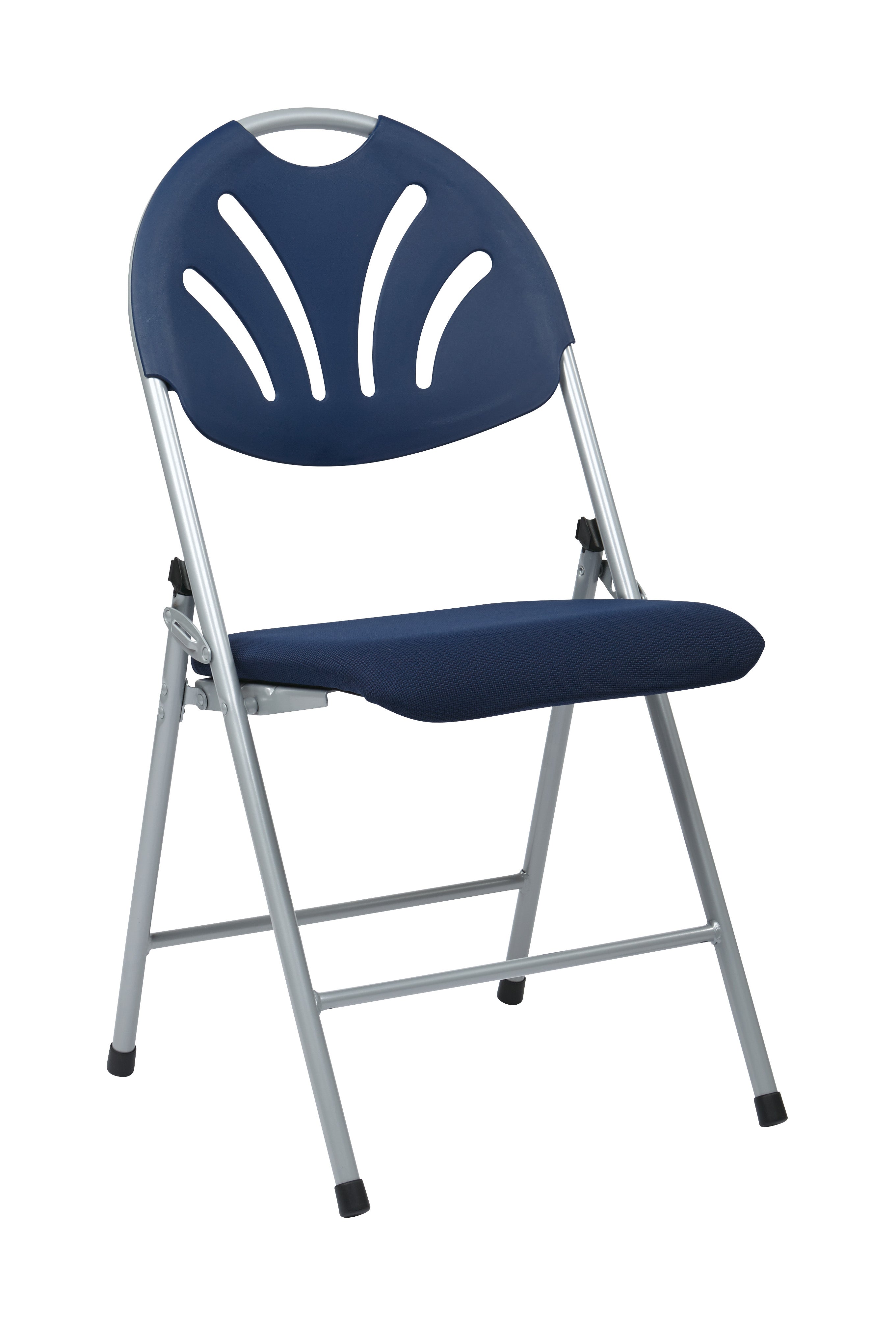 Folding Chair with Plastic Fan Back